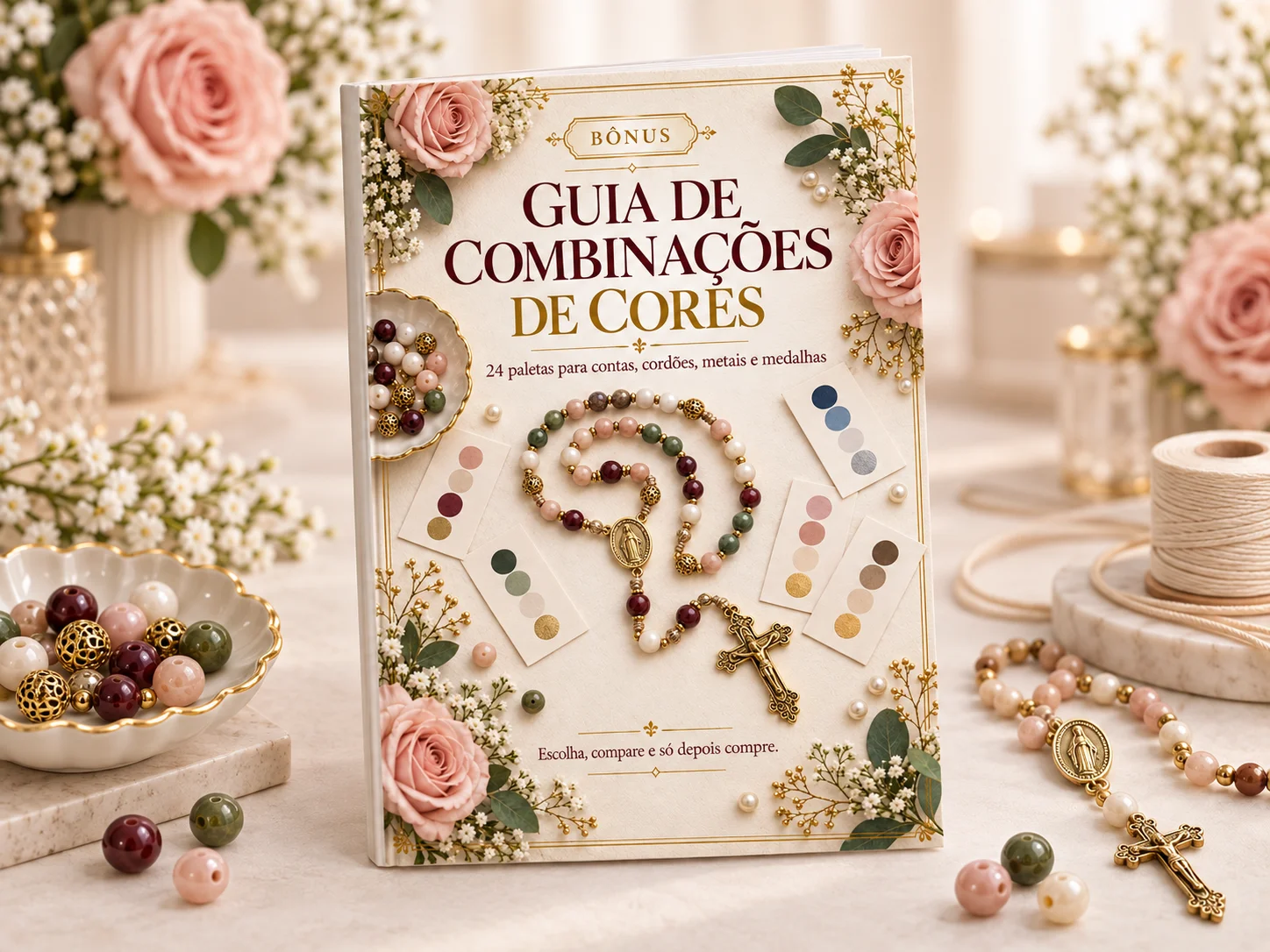 Mockup do Guia de Combinações de Cores