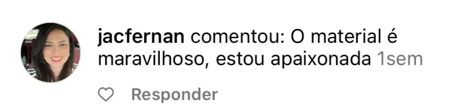 Comentário sobre material digital